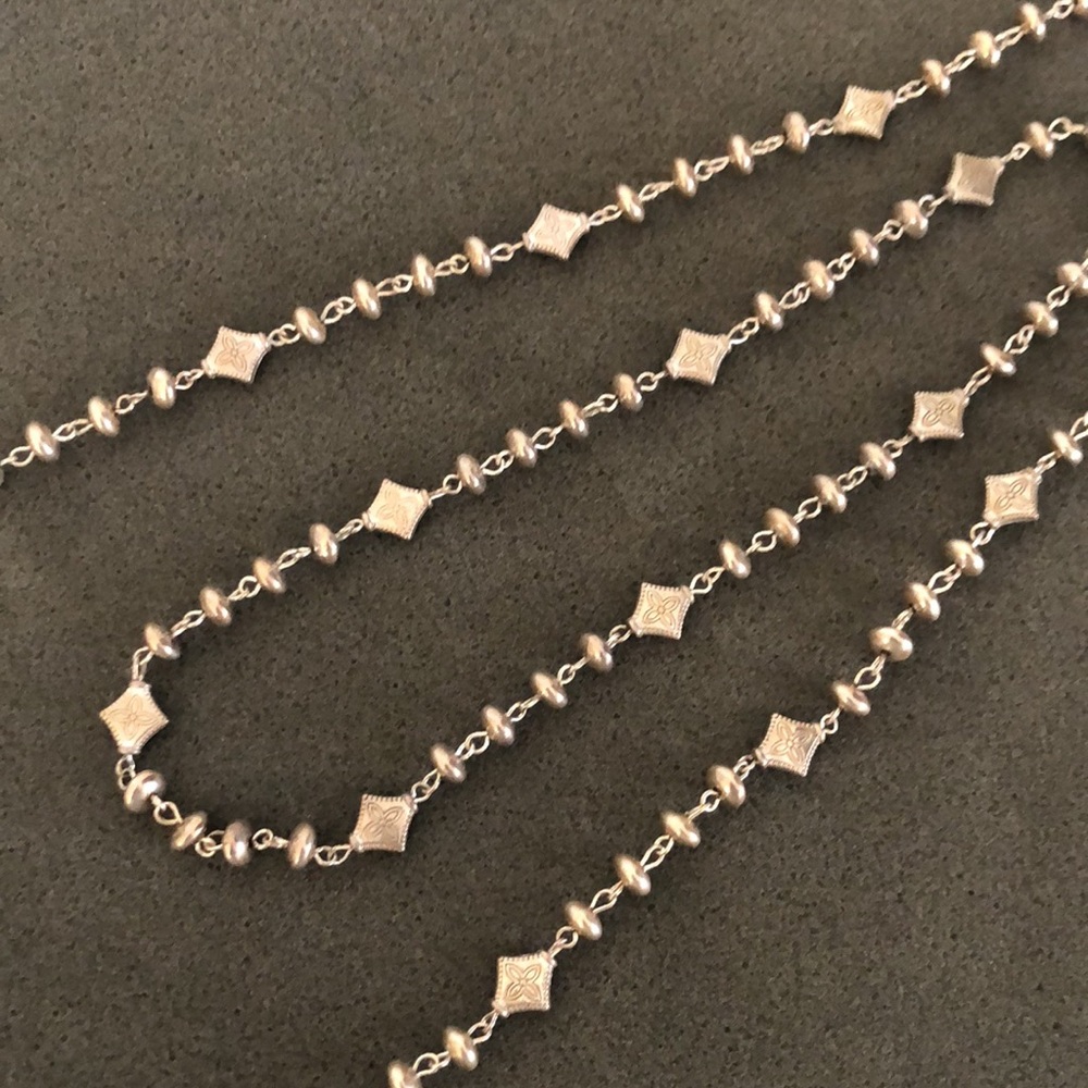 2 Matching Silver Necklaces by Chaps - Picture 14 of 14